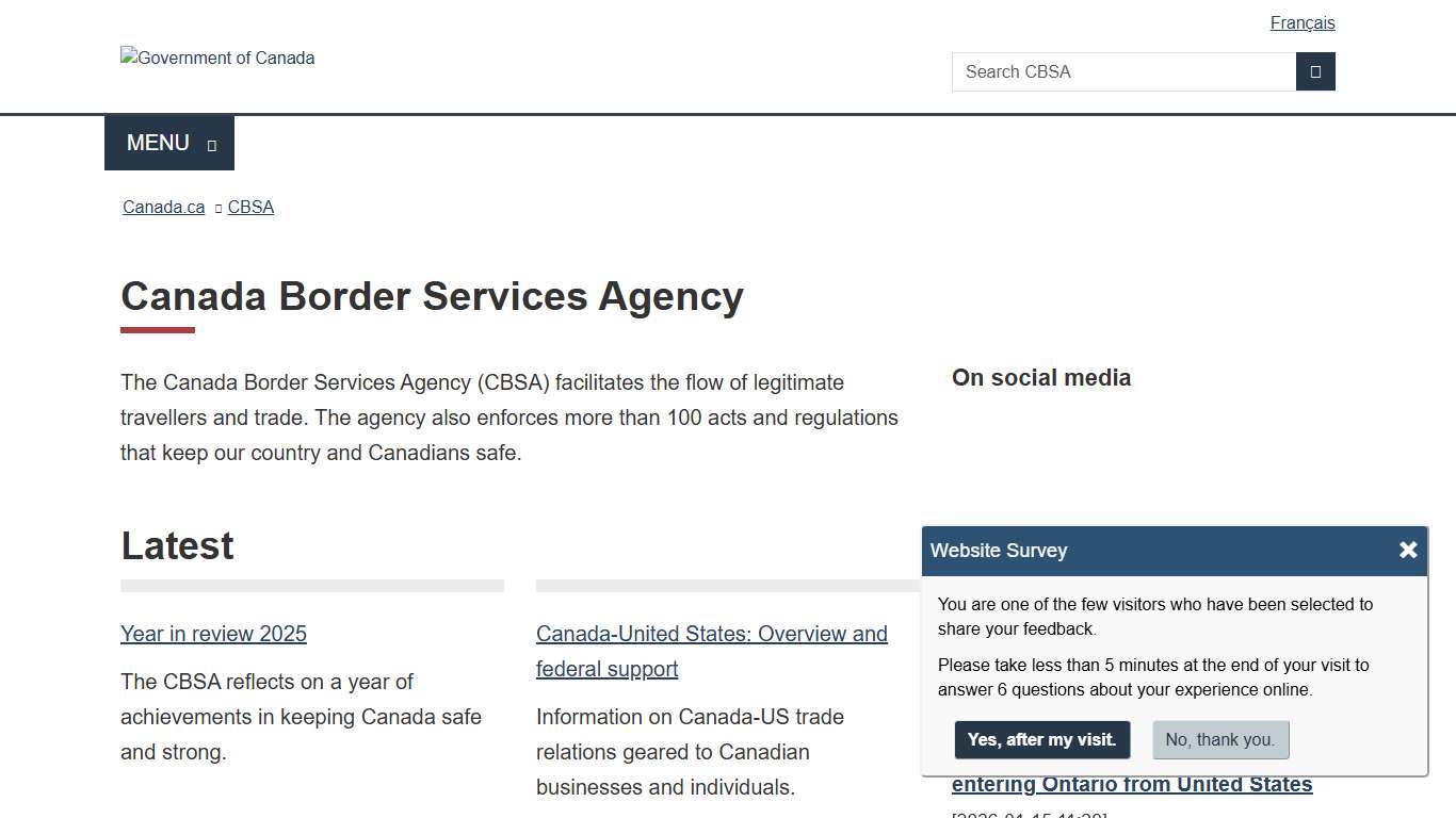 Canada Border Services Agency